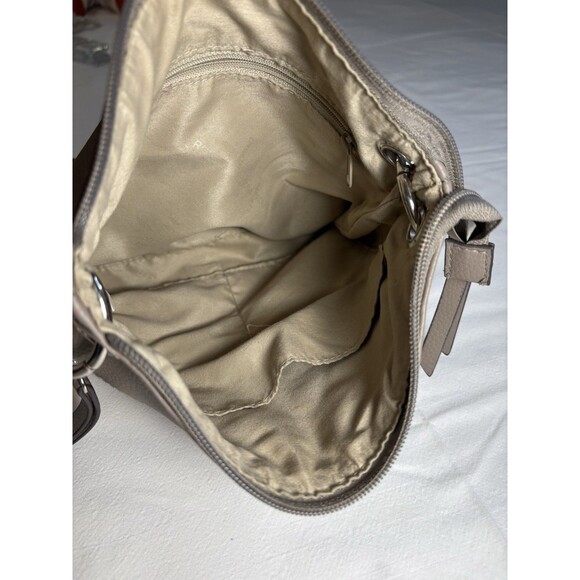 Rosette Bodhi Crossbody Bag Flux Leather Taupe Brown ￼ - Picture 4 of 4